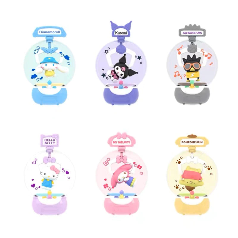 Sanrio Characters The Claw Blind Box with Hello Kitty, My Melody, Pompompuring, Cinnamoroll, Kuromi and Badz Maru