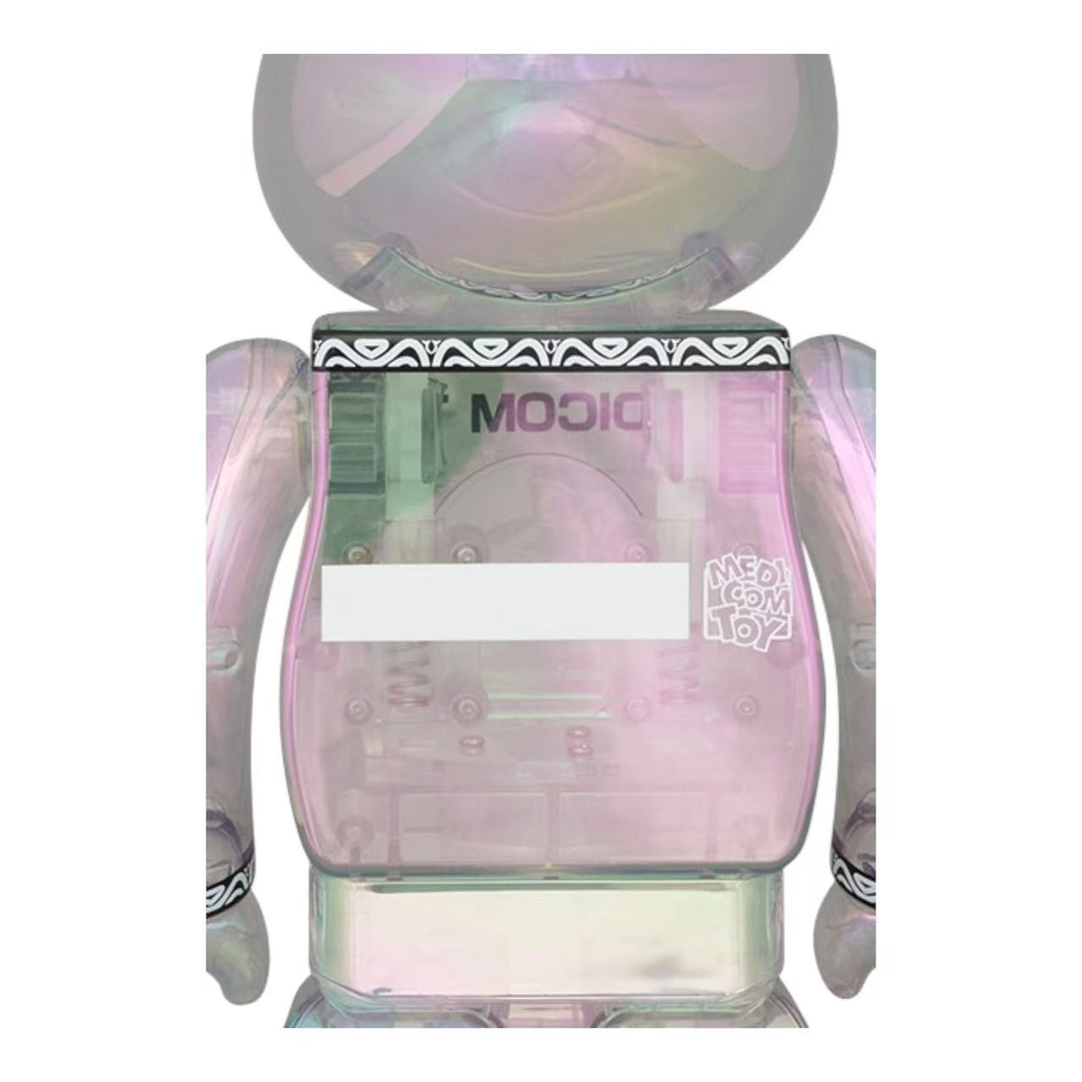 BE@RBRICK CENTURION Clear Chrome Ver. 400% & 100% Set – Iridescent 