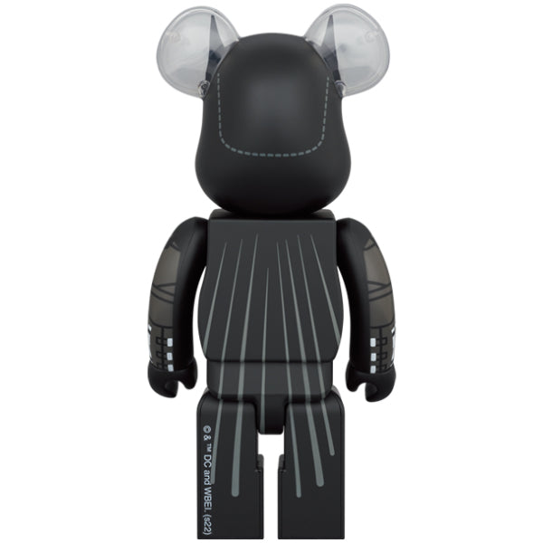 Back view of Bearbrick The Batman 1000% collectible figure