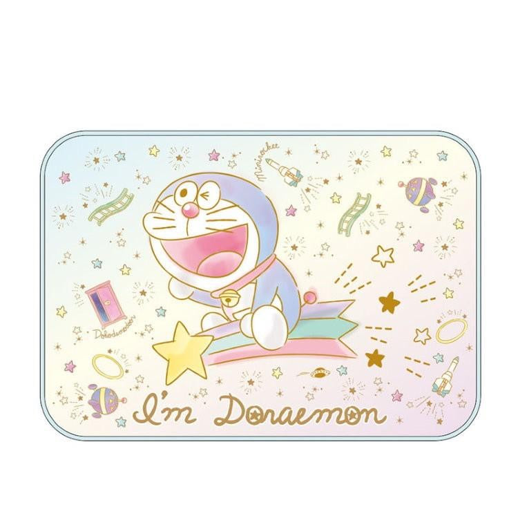 doraemon ridding on a shooting star and saying "I'm Doraemon"