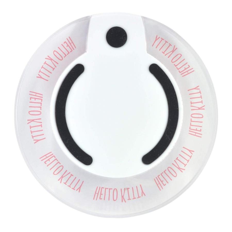 Bottom view of Hello Kitty wireless charger with non-slip design.