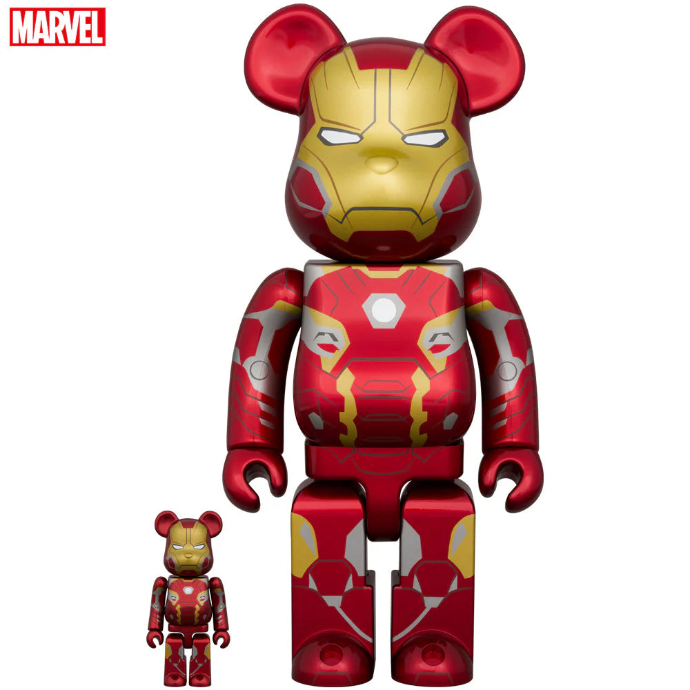 Iron Man Mark45 Bearbrick Figures - Limited Edition Marvel