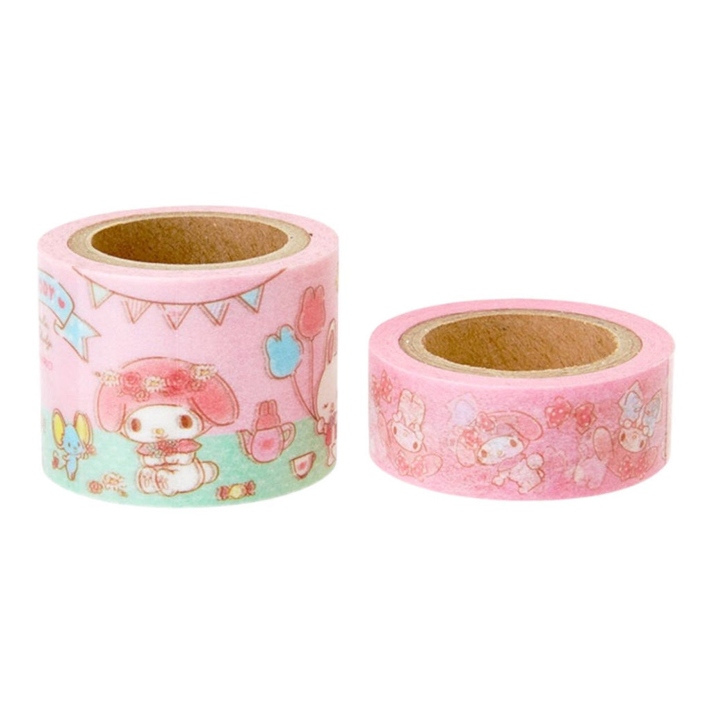 Two rolls of My Melody-themed pink deco tape.