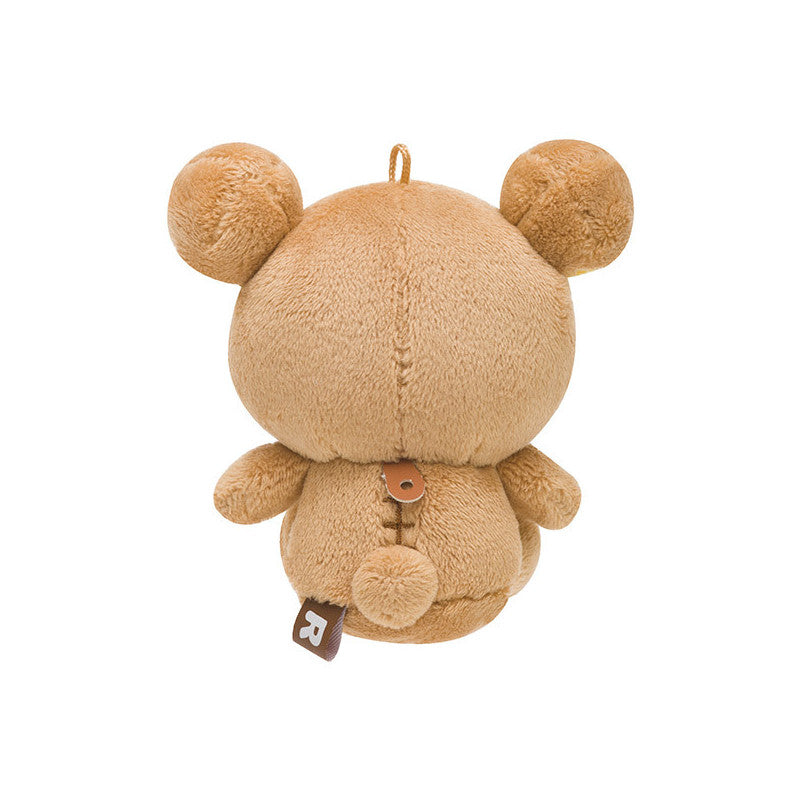 Back view of the San-X Rilakkuma KeyChain Plushie, highlighting the attention to detail and quality craftsmanship