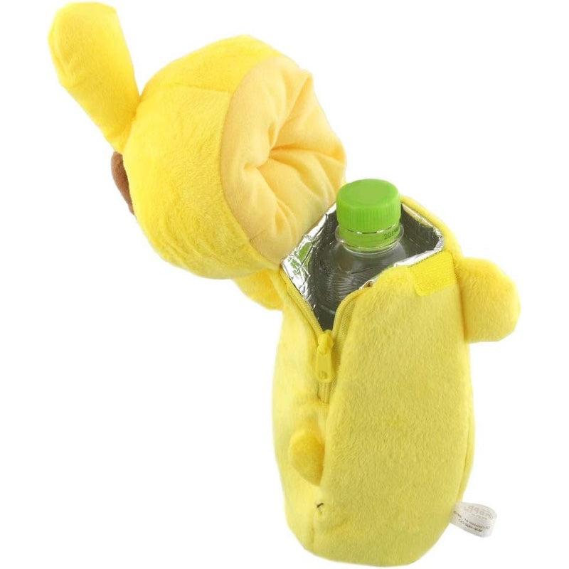 Sanrio Pompompurin thermal bottle holder showcasing its functionality