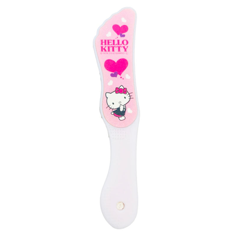 Front view of the Sanrio Hello Kitty Pedicure File, featuring a cute and ergonomic design