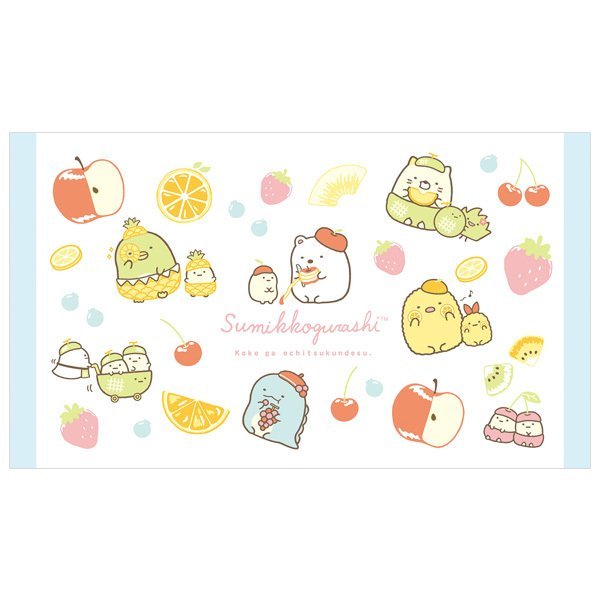 Sumikkogurashi Fruit Design Full-Size Bath Towel