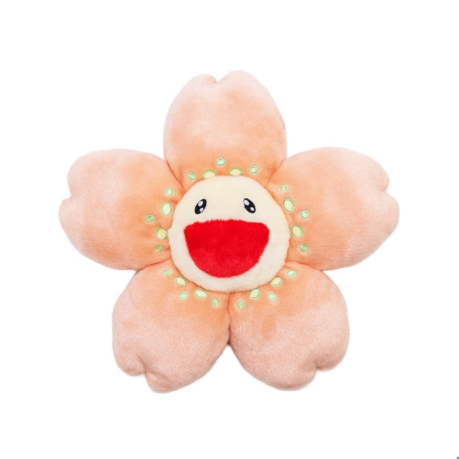 Takashi Murakami Cherry Blossom Cushion | Cute Peach Plush Decor