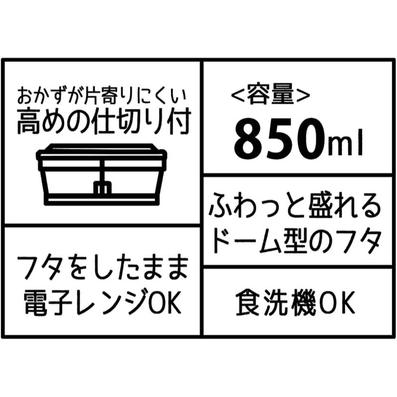 User-friendly guide for Totoro Lunch Box, microwave-safe and dishwasher-friendly.