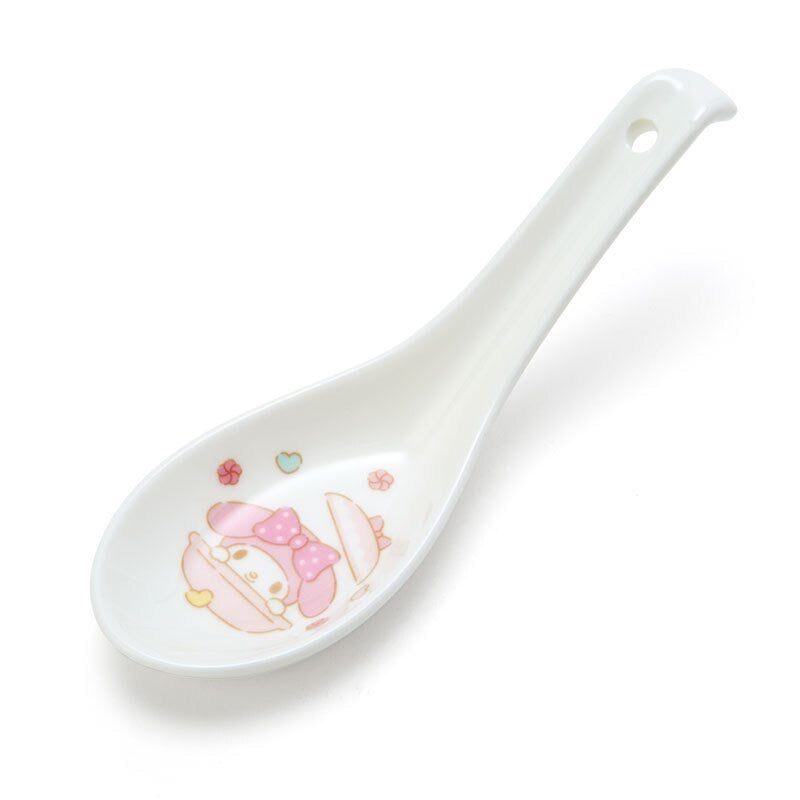 Sanrio My Melody Ceramic Spoon with a charming character design, perfect for a kawaii touch to mealtime