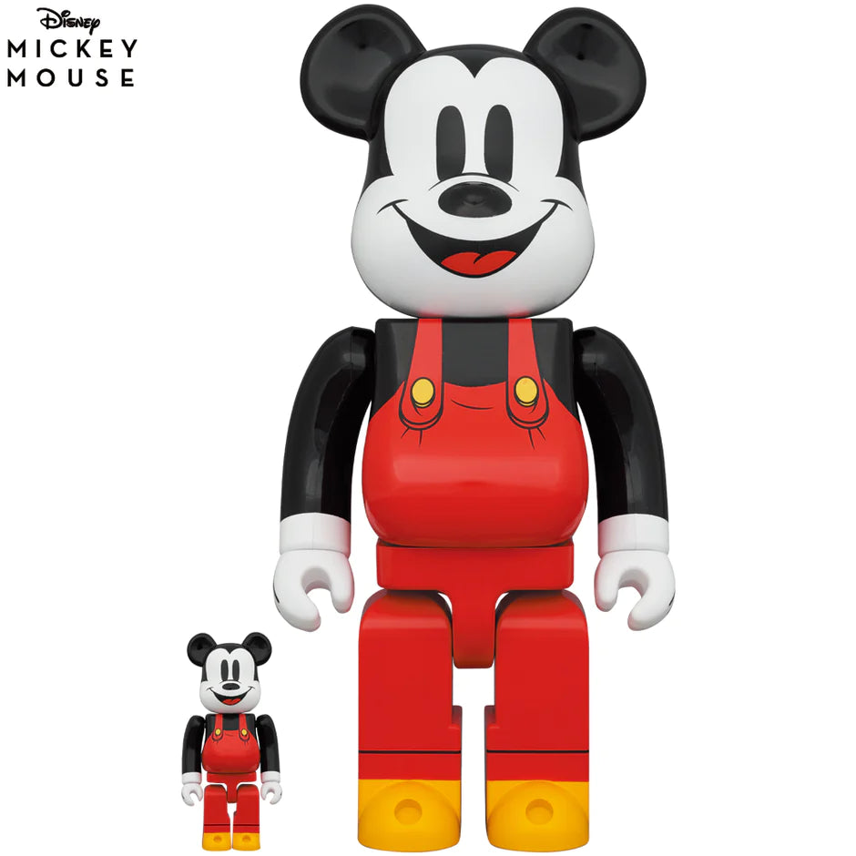 bearbrick Mickey Mouse boat builder with red dress code