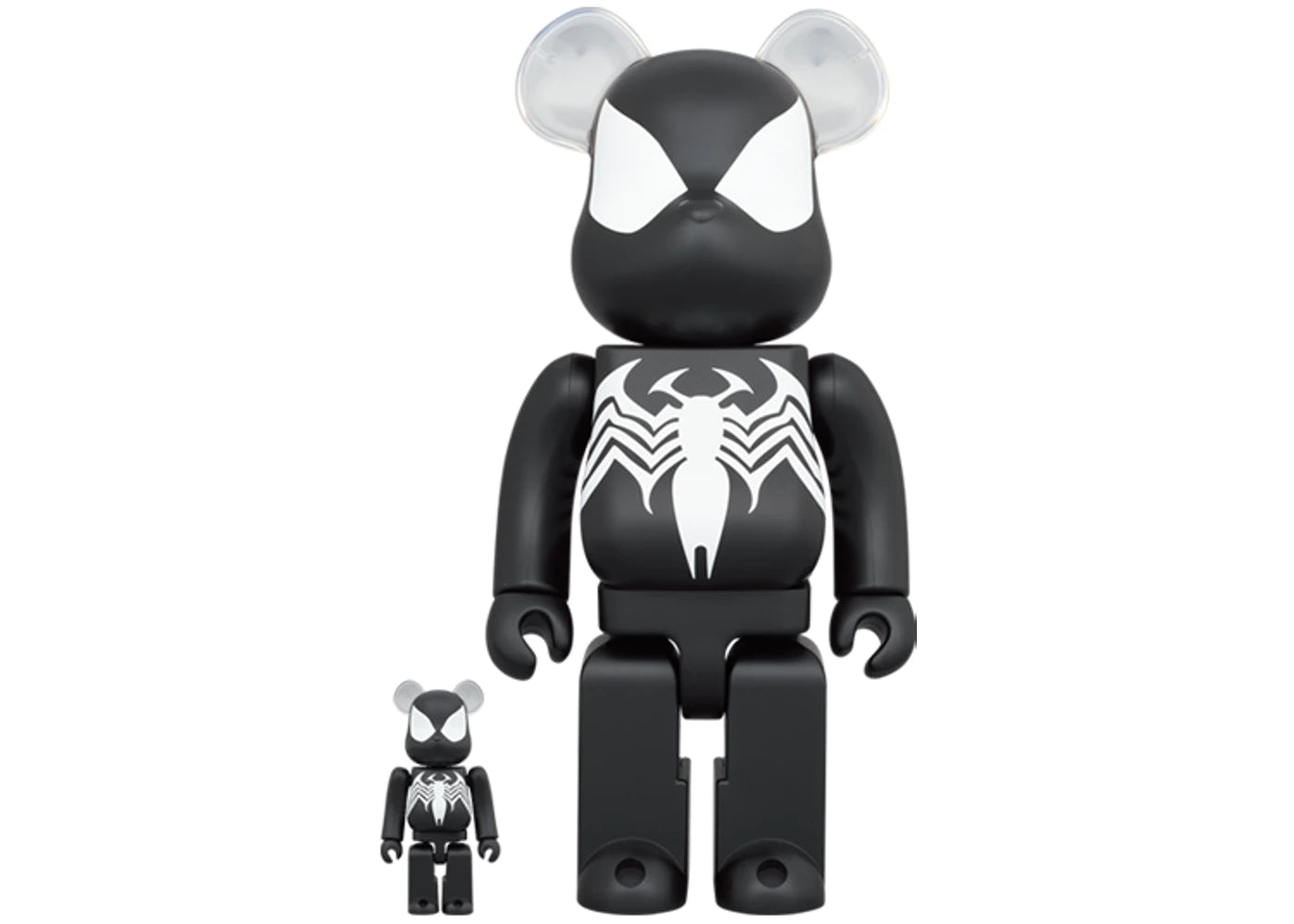 Bearbrick x Marvel Spider-Man Black Costume 100% & 400% Set（Pre
