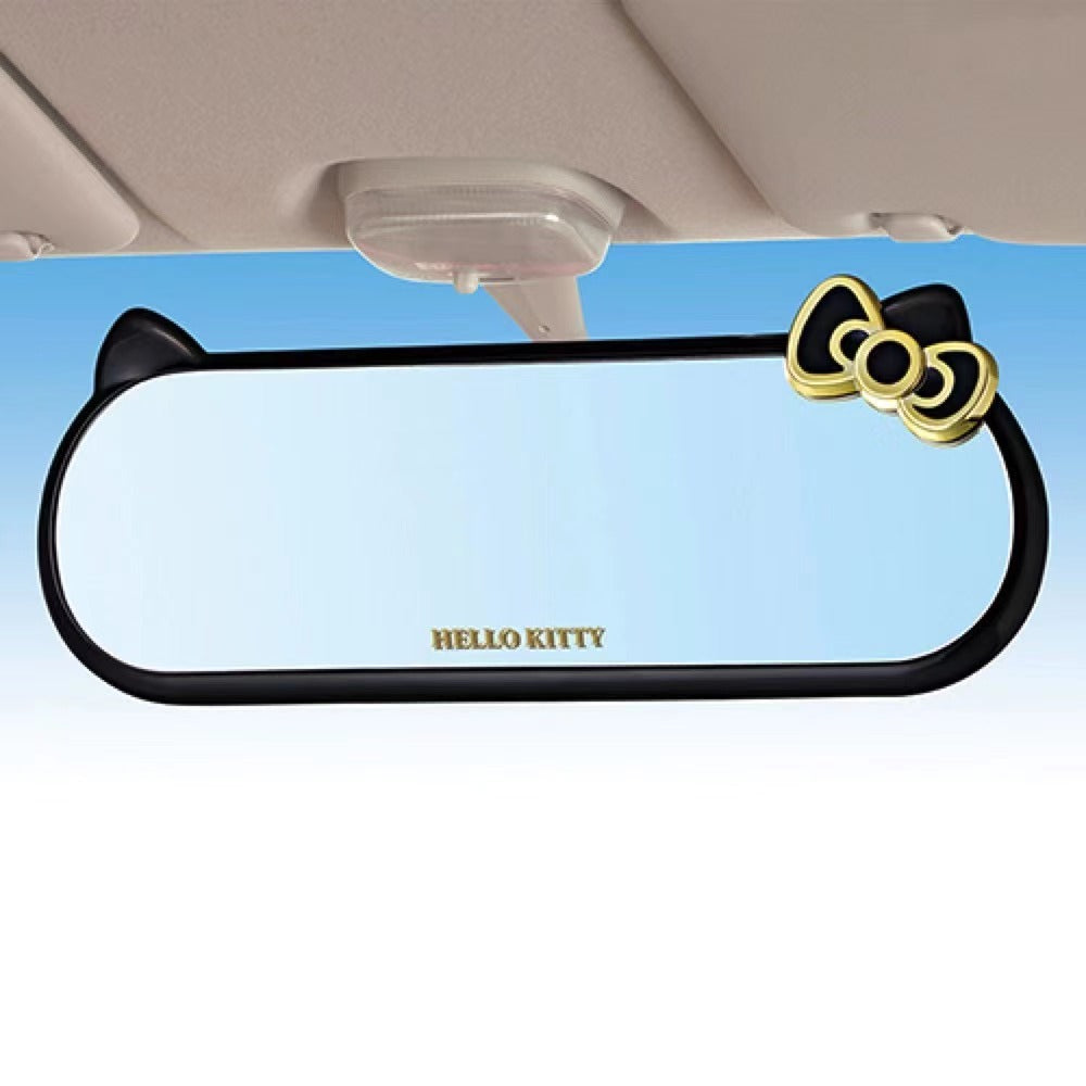 Stylish Hello Kitty rear view mirror, perfect for adding a touch of kawaii to your car.