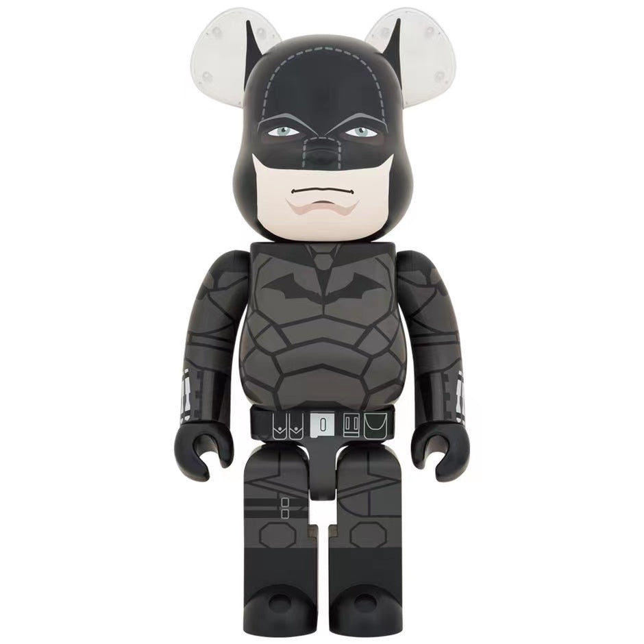 Front view of Bearbrick The Batman 1000% limited edition.